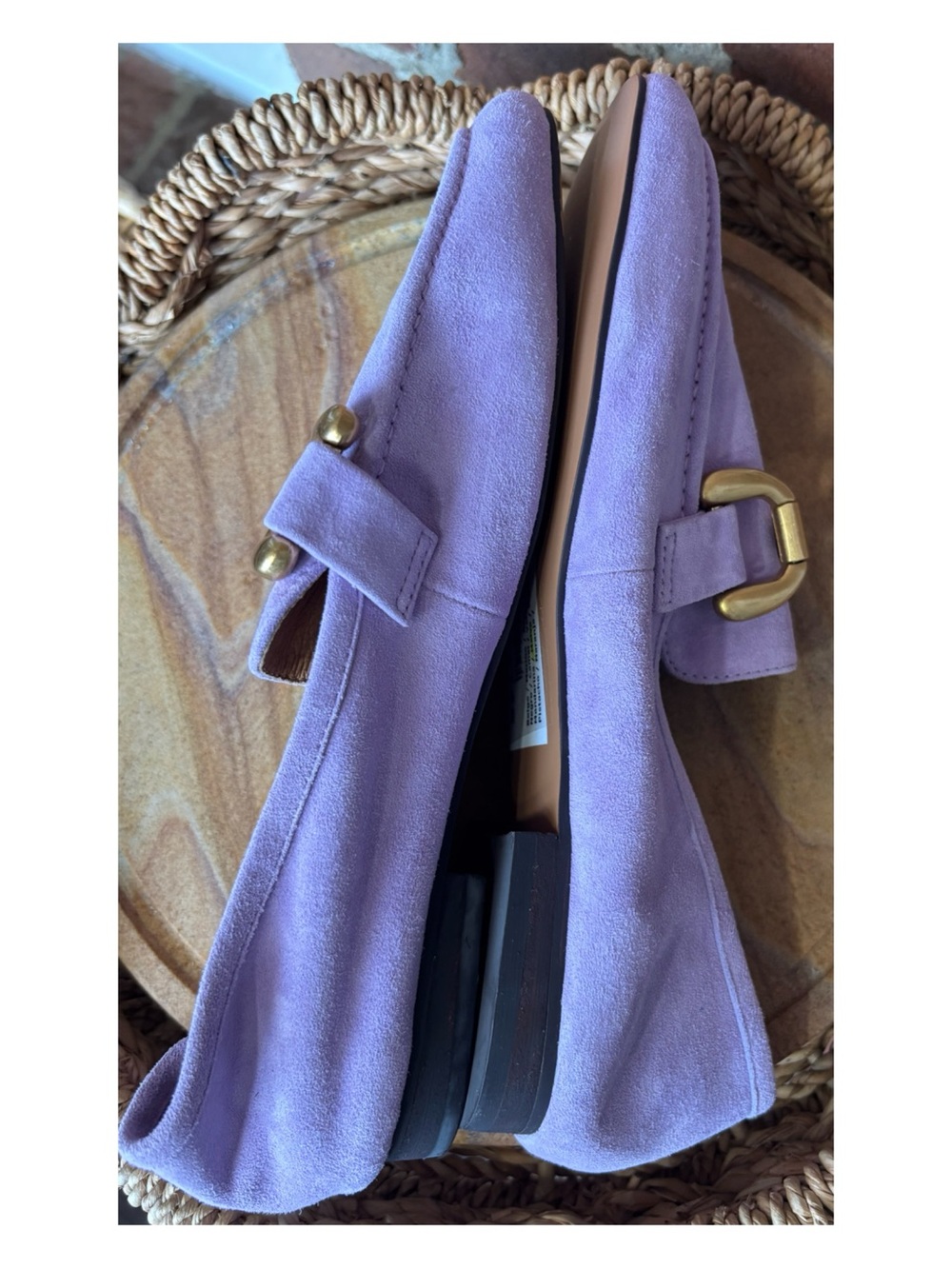 NWOT Anthropologie Bibi Lou Exclusive Zagreb Loafers in Malva Size 37 - Picture 9 of 11